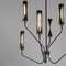 Maxim Lighting Regent 6-Light Pendant, Black/Antique Brass 16176CLBKAB - alternate 4